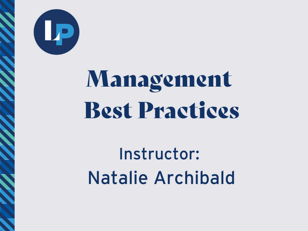 Management Best Practices - LION Publishers