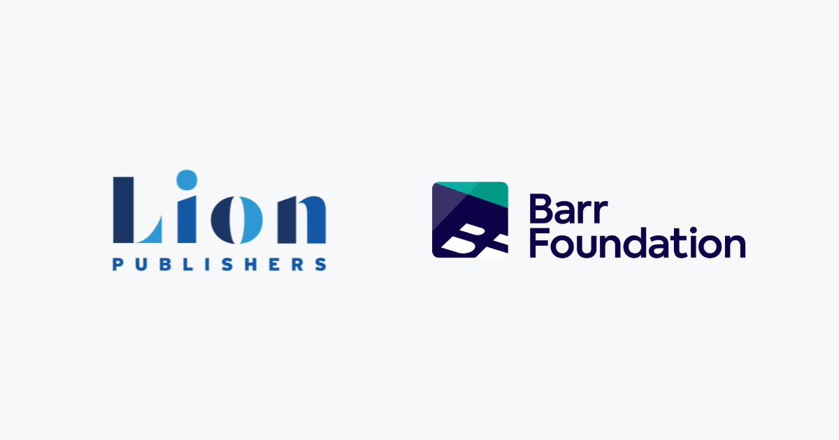 Logos from LION Publishers and the Barr Foundation