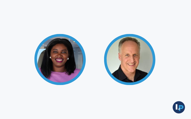 Headshots of Hinton and Chase